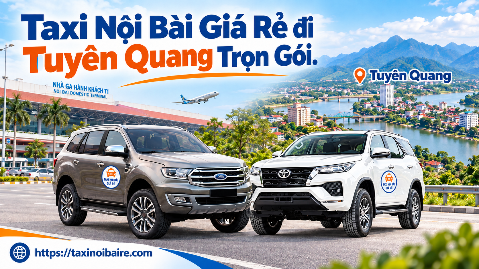 taxi nội bài giá rẻ đi tuyên quang