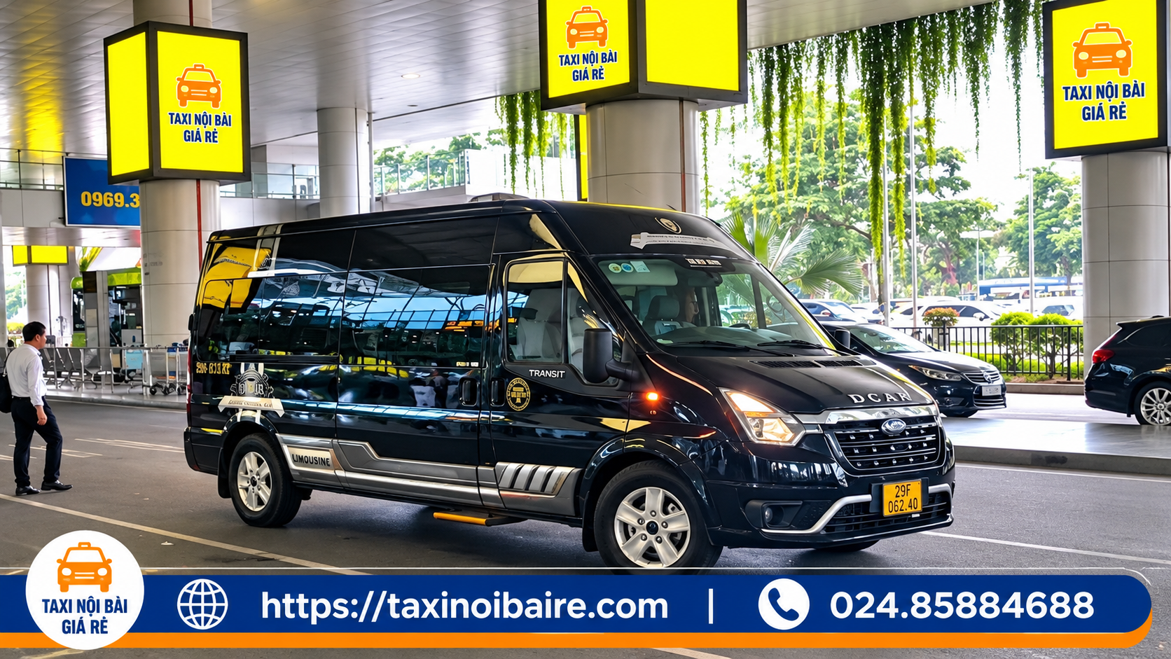 thuê xe Limousine 9 chỗ Nội Bài 2 chiều