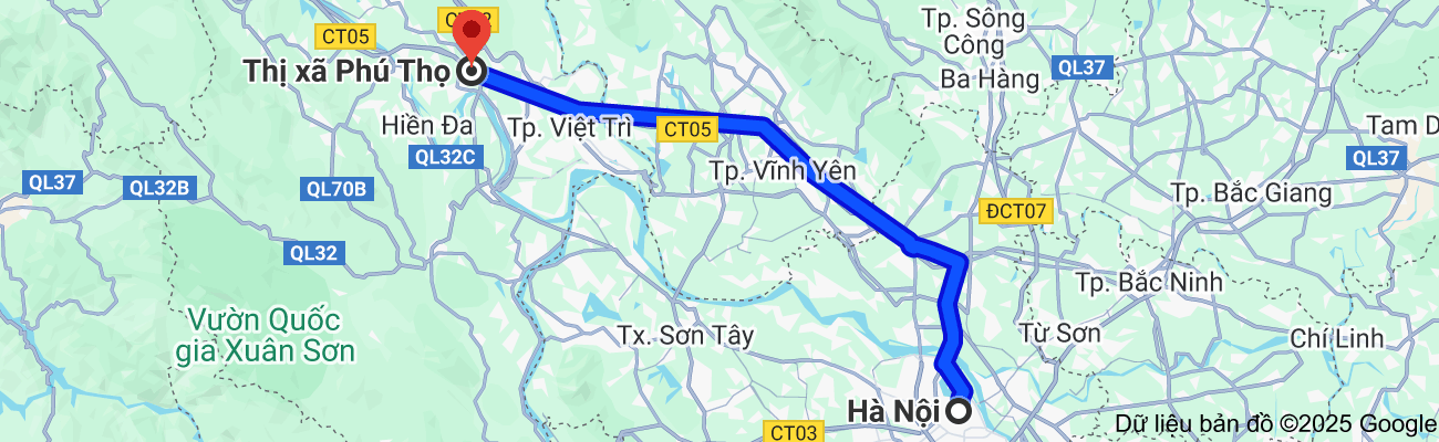 Taxi Hà Nội đi Phú Thọ Giá Rẻ