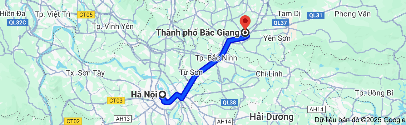 Hà Nội đi Bắc Giang Giá Rẻ