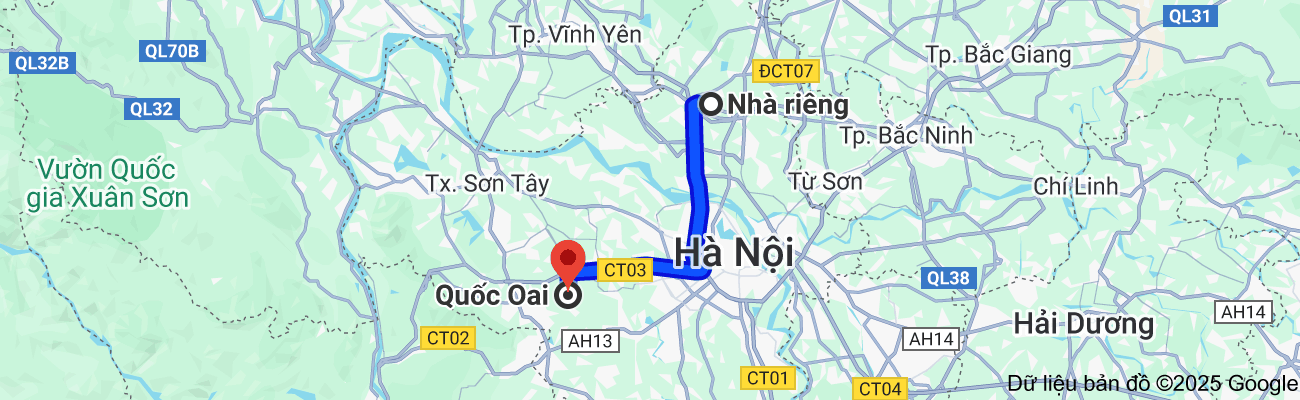 taxi nội bài quốc oai