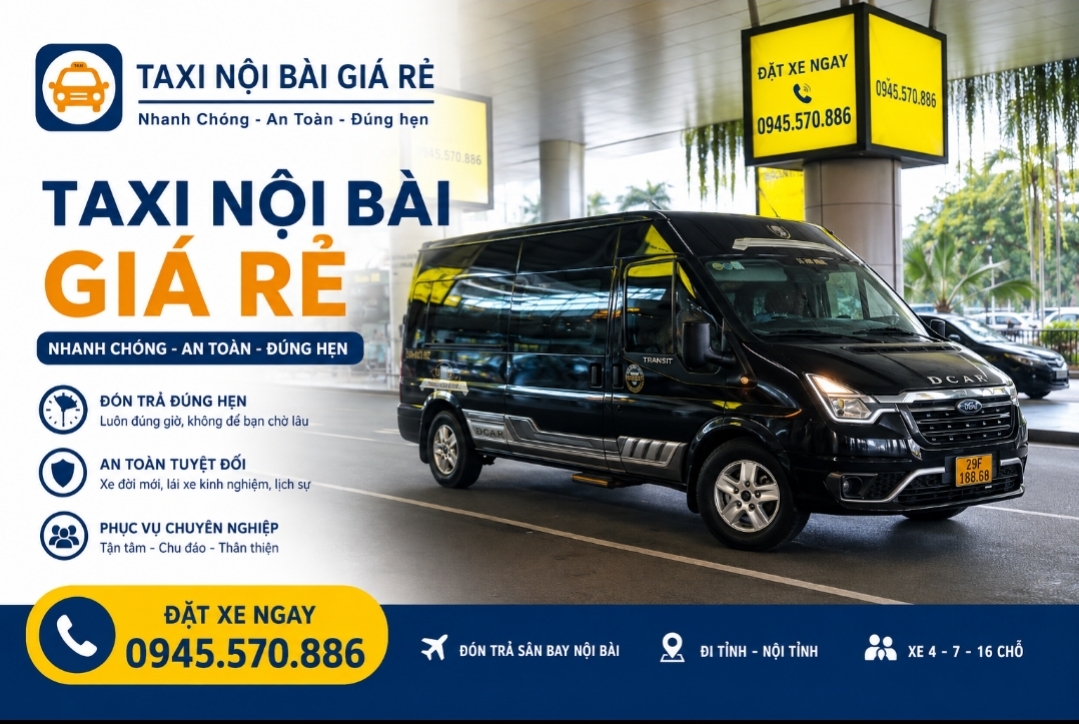 Taxi Nội Bài Giá Rẻ đi Cát bi Hải Phòng